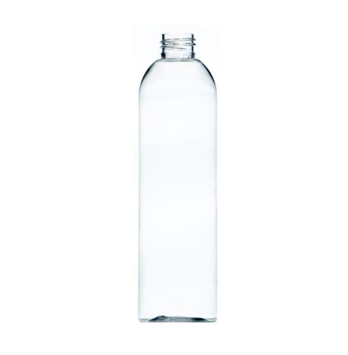 300ml PET Clear Tall Boston Round, 10% PCR